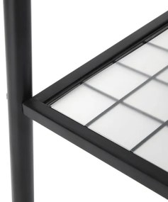 LINEA álló ruhafogas, fekete