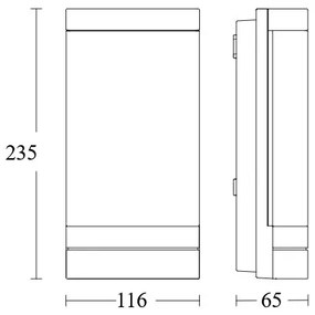 Steinel 068714 - LED Kültéri lámpa L 271 C LED/6,6W/230V IP44