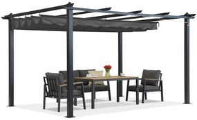 Kerti pavilon Barbados 3x4 m antracit Garden Point