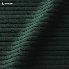 Sötétzöld kárpitozott egyszemélyes ágy ágyrács nélkül 120x200 cm Mattis – Meise Möbel