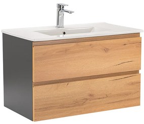Vario Pull 80 alsó szekrény mosdóval