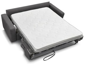 Sötétszürke kinyitható kanapé 215 cm Monaco – Bobochic Paris