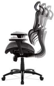Fekete Hálós Irodai Szék, Szinkron Mechanikával. KA-A188 BK