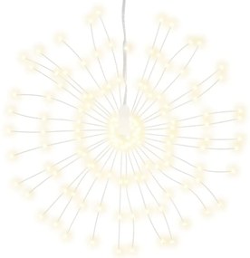 4 db karácsonyi meleg fehér csillagfény 140 db LED 17 cm