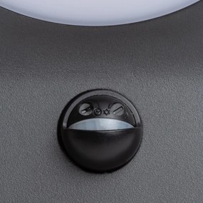 RENDL ELIA PIR fali lámpa antracitszürke 230V LED 9W IP44 3000K