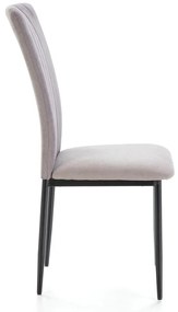 Világosszürke étkezőszék szett 4 db-os Holly – Marckeric