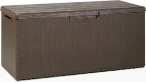 PORTOFINO Kerti műanyag láda 340 L barna