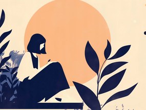 Poszter 80x60cm Elmélkedés