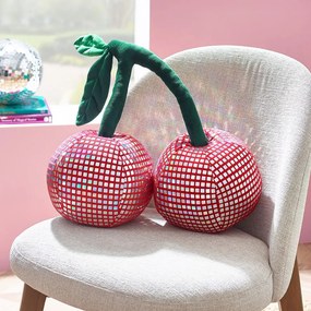 Plüss díszpárna 25x30 cm Disco Cherries – Catherine Lansfield