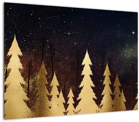 Kép - arany éjszaka (70x50 cm)