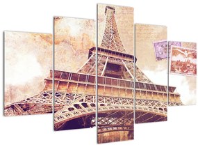 Kép - Kilátás Párizsból (150x105 cm)