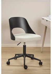 Fekete-bézs irodai szék Lucy – Actona