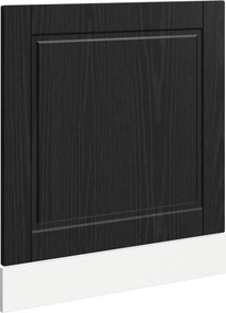 vidaXL Konyhaszekrény Fekete tölgy 60 x 1,5 x 67 cm Faanyag