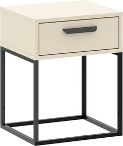 CADRO 1 fiókos éjjeli szekrény, 40 cm, No. 3 vázon | Kasmír