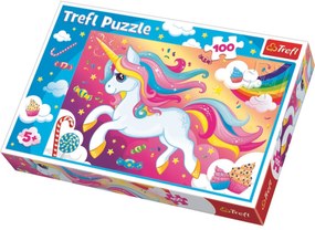 Trefl Puzzle Édes egyszarvú, 100 részes