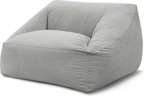 Világosszürke kordbársony babzsákfotel Lilibet – Bobochic Paris