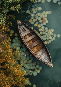 Poszter 70x100cm Hajó a természet között