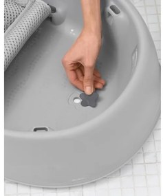 Skip Hop - MOBY 3 gyerek fürdető ergonomikus párnával, szürke