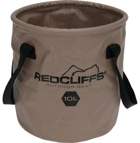 Redcliffs Összecsukható kemping vödör fogantyúval,10 L