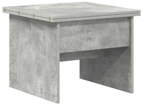 vidaXL Dohányzóasztal Beton Szürke 55 x 54,5 x 45 cm Faanyag