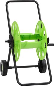 vidaXL zöld acél kerekes tömlődob 60 m 1/2" tömlőhöz