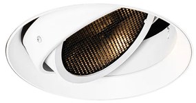 Modern beépített spotlámpa fehér GU10 AR111 kerek keret nélküli - Oneon Honey