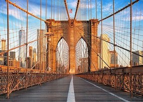 New York Brooklyn Híd Poszter B1 100x70cm Színes New York kép #393