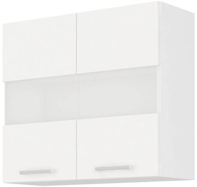 Felső konyhaszekrény Edris 80 GS 72 2F (fehér). 1032832