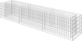 vidaXL horganyzott acél gabion magaságyás 270 x 50 x 50 cm