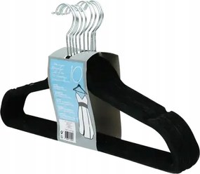 10 Bársony Ruhaakasztók Univerzális Csúszásgátló Akasztók