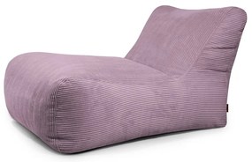Lila kordbársony babzsákfotel Lounge 100 – SLOWDOWN