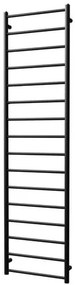 Radiátor ISAN Aura 114x30 cm fekete bársony DDIN11400300CSM