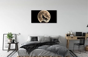 Canvas képek farkas hold 140x70 cm