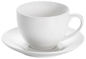 Basic fehér porcelán csésze és csészealj, 245 ml - Maxwell & Williams