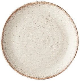 Fade fehér kerámia tányér, ø 24 cm - MIJ