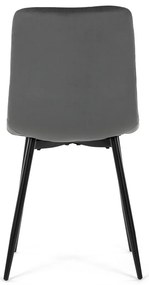 Étkezőszék garnitúra CT-281 GREY4, 4 db