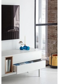Krémszínű TV-állvány 180x56x40 cm Corvo – Teulat