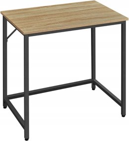 Dolgozószobai szett íróasztal TAYLOR 80x50 cm sonoma tölgy + irodai szék AVOLA VELVET királykék