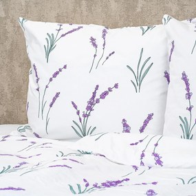 4Home Lavender pamut ágyneműhuzat, 140 x 200 cm, 70 x 90 cm, 140 x 200 cm, 70 x 90 cm