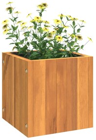 tömör akácfa kerti virágtartó 25 x 25 x 25 cm