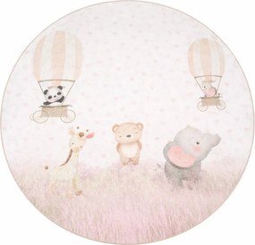 Mosható gyerek szőnyeg ø120 cm Dainty Animals – Mila Home
