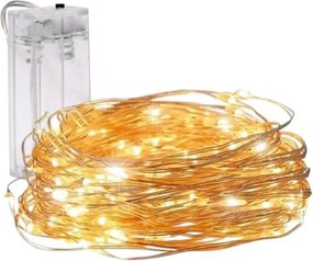 Karácsonyi fénylánc 20 LED-es, meleg fehér