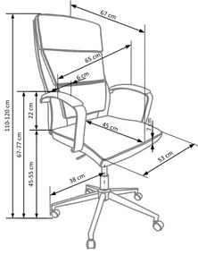 FANU fehér irodai szék