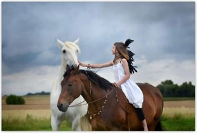 Poszterek 120x80 Ló Lovak Lovaglás