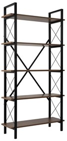 Elysian Walnut and Black polcállvány