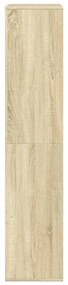 sonoma tölgy színű szerelt fa könyvespolc 100 x 33 x 155,5 cm