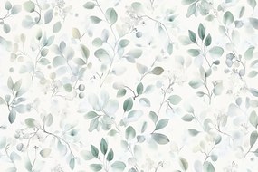 Fotótapéta Flizelina Természet Növények Levelek Ágak Zöld 254x184 ragasztó