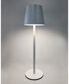 LED érintős asztali lámpa, állítható fényerő, 5W, 5V USB, 1200 mAh, fehér