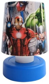 LED gyerekszoba éjjeli lámpa AVENGERS 11 cm kék