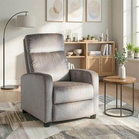 Dönthető fotel DANNY Szürke Bársony